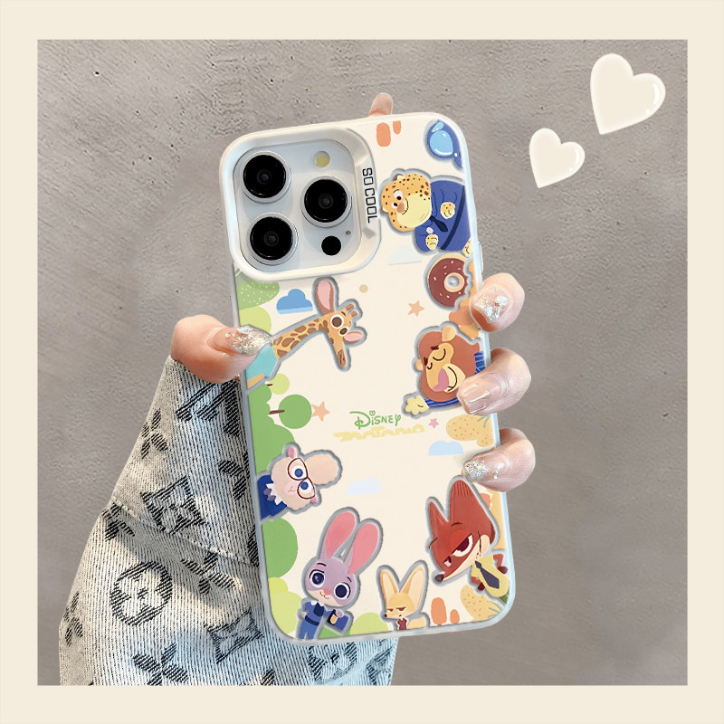 Animal City DisneyปลอกสําหรับOppo A58 A11X A5 A2 A55 A53S A57 A16 ค้นหากรณีX5 X6 X7 X8 PRO V23 11 10 PRO RENO 14 13 12 11 10 9 8T 7Z Pro 5Z 7 ฝาครอบ กันกระแทก