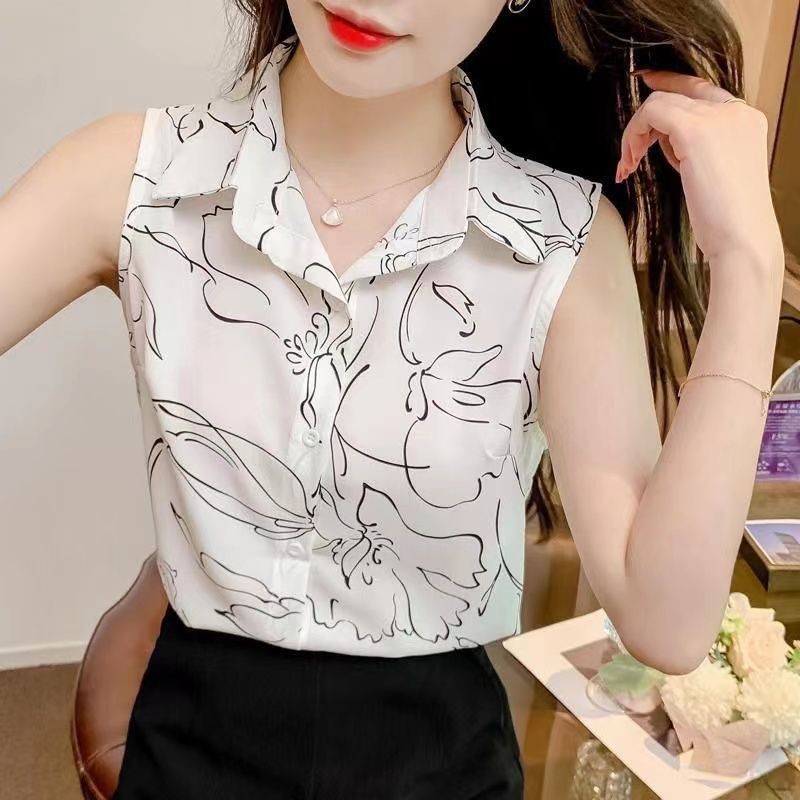 เสื้อแขนกุดสำหรับผู้หญิง สไตล์นุ่ม สวมใส่สบายในฤดูร้อน