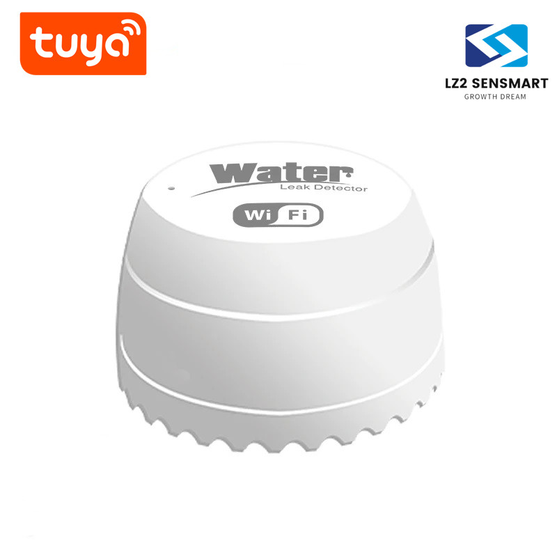 TUYA  เครื่องตรวจจับน้ำรั่ว Water Leakage Detector  Flood Sensor ถังน้ำเต็มระบบเตือนภัย Smart Life APP การตรวจสอบระยะไกล