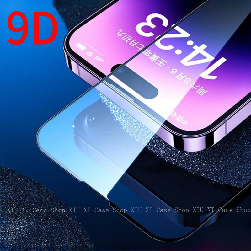 JUST-ฟิล์มกระจกสำหรับรุ่นhone แบบเต็มจอ 9D ทุกรุ่น! for IPhone16 Pro MAX 15 14 13 12 11 Pro MAX XSMax XS XR 7P 8Plus-9D