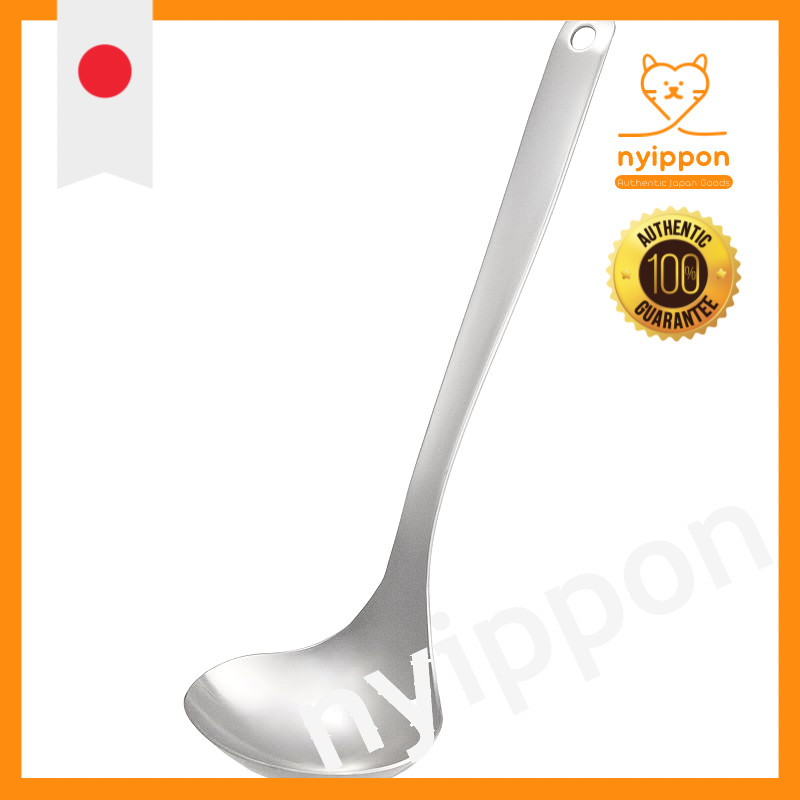 Sori Yanagi Kitchen Tools - Stainless Steel Ladle (S, M, L) - Easy to Clean, Hygienic, Dishwasher Sa