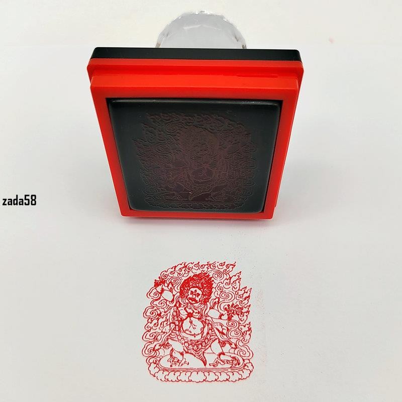 ((ราคามาใหม่) ตราประทับลัทธิเต๋า Wrathful Guru Rinpoche Guru Chabo Seal Wrathful Guru Rinpoche King 