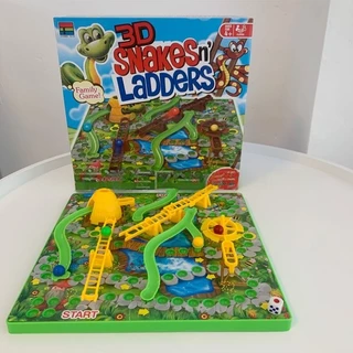 COD เกมบันไดงู 3D บันไดงู Snakes & Ladders เกมกระดานสุดสนุก เล่นได้ทั้งครอบครัว ของเล่นเด็ก