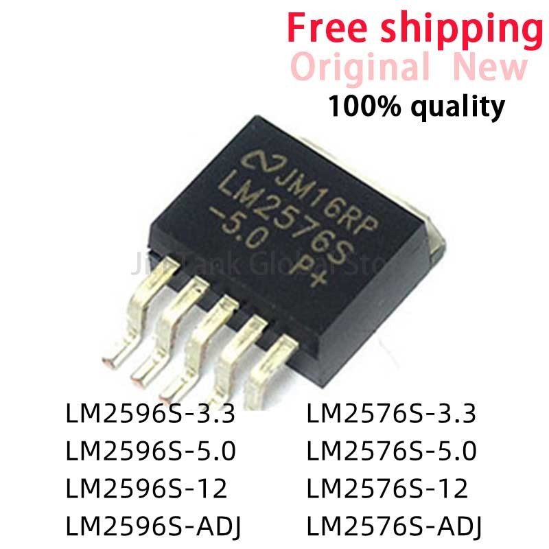 10pcs LM2596S LM2576S LM2596S-3.3 LM2596S-5.0 LM2596S-12 LM2596S-ADJ LM2576S-3.3 LM2576S-5.0 LM2576S