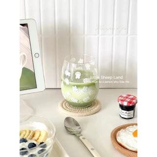 แก้วน้ำ แก้วกาแฟ ลายmiffy🐰 400ml สำหรับร้านกาแฟ