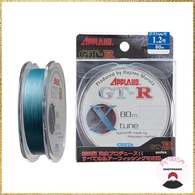 Sanyo Nylon Approach PE Line GT-R X-Tune PE Blue Gray 80m