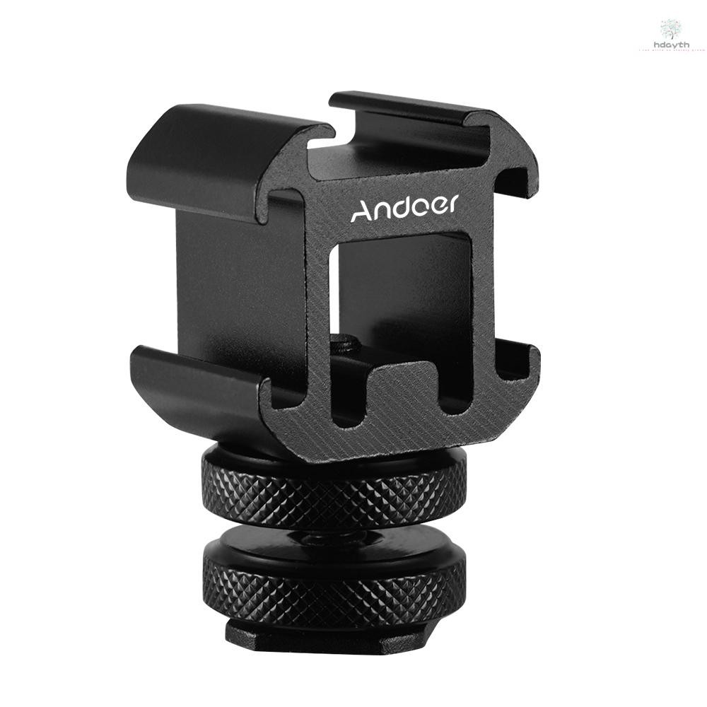 Andoer Mount Adapter 3 Cold Mount Microph กล้องใหม่ Led Came-022 [24ใหม่] 8.10 Video Microph มาถึง C