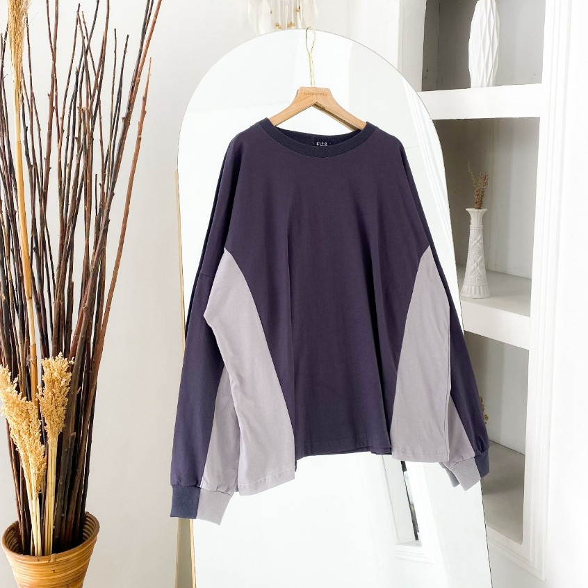 Keyha สวมใส่ทุกวัน-Auzura Combed Blouse Basicเกาหลีเสื้อสตรีแขนยาวสําหรับวัยรุ่นล่าสุดอินเทรนด์ชุดลํ
