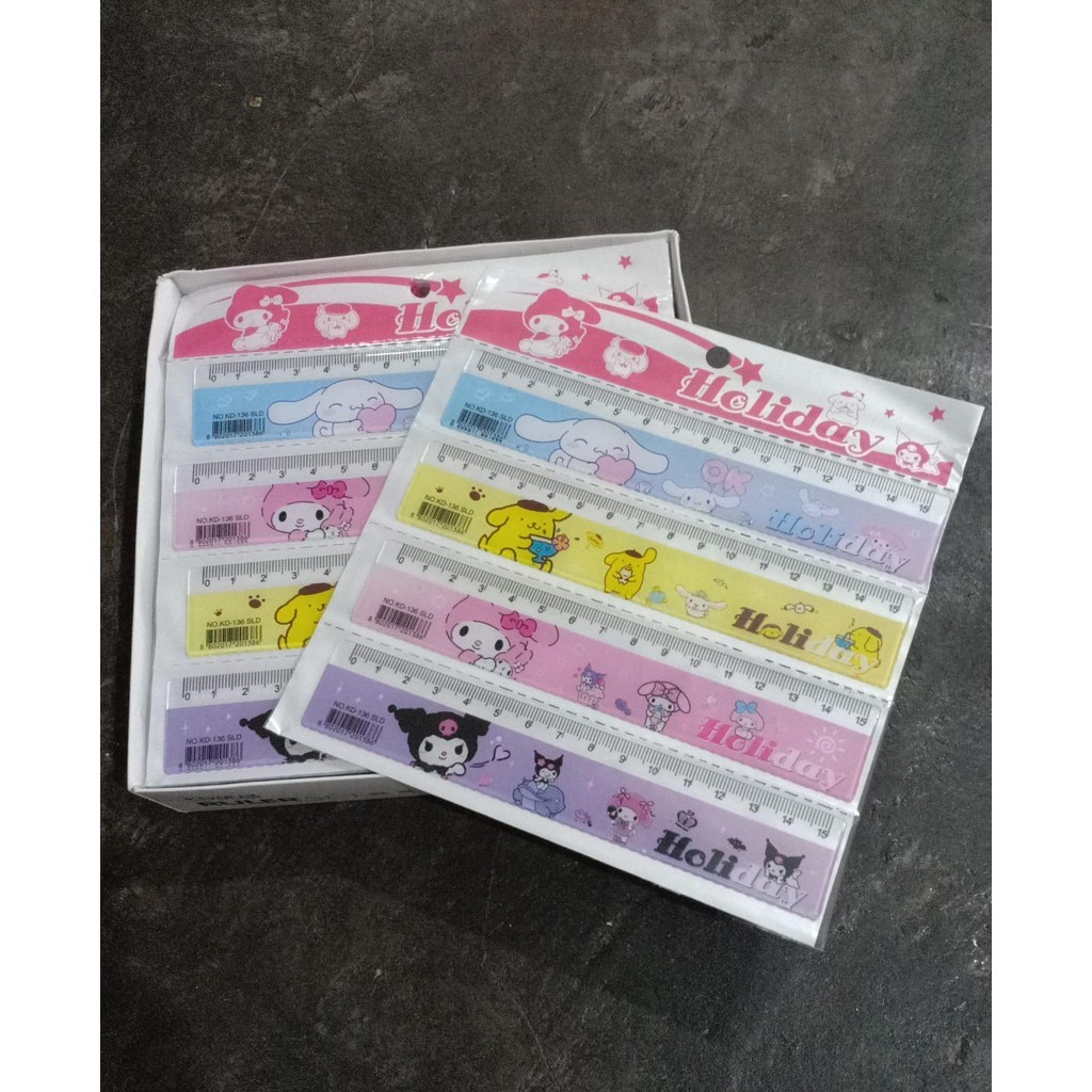 *KA* 1 ชิ้น 15 CM CHARACTER RULER / CHILDRENS RULER / CUTE RULER ใหม่