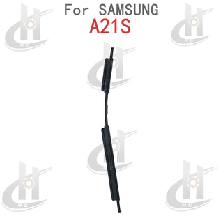 สําหรับ Samsung Galaxy A21S A217F SM-A217F ปริมาณด้านข้างปุ่ม Flex Cable Keys ปุ่มปิดระดับเสียงขึ้นลงปุ่มด้านข้างเปลี่ยนส่วน