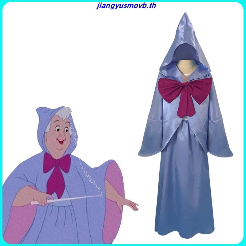 Cinderella cos เสื้อผ้านางฟ้าแม่ทูนหัว Cospaly เสื้อผ้าผู้หญิงชุดการแสดงบนเวทีฮาโลวีนชุดเต็ม