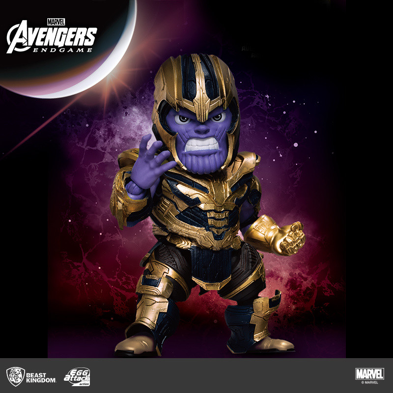 แบรนด์ใหม่ของแท้ BEAST Kingdom The Avengers: Final Battle thanos Black widow ชุดเกราะต่อสู้ Black Wi