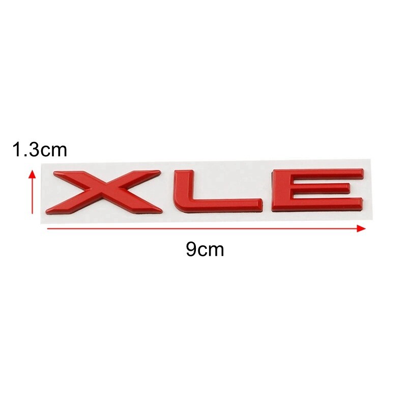 Xls เครื่องหมายสําหรับ Toyota XSE สติกเกอร์ XLE รูปที่ 5