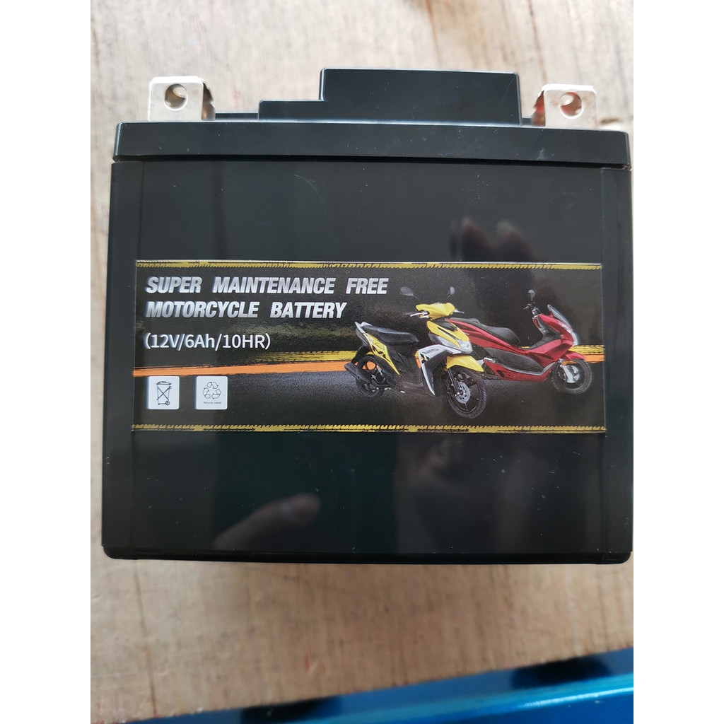 แบตเตอรี่รถจักรยานยนต์ 12V 5AH 6AH 7AH สำหรับ WAVE, Mio New, MSX, SCOOPY-I, FINO,  KSR Battery for motorcycle