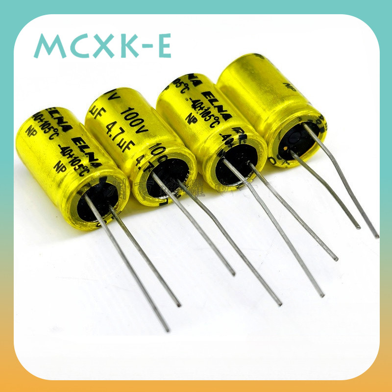 10 ชิ้น Non Polar Capacitor NP 1UF 1.5UF 2.2UF 3.3UF 4.7UF 5.6UF 6.8UF 10UF 12UF 22UF 100UF 100V