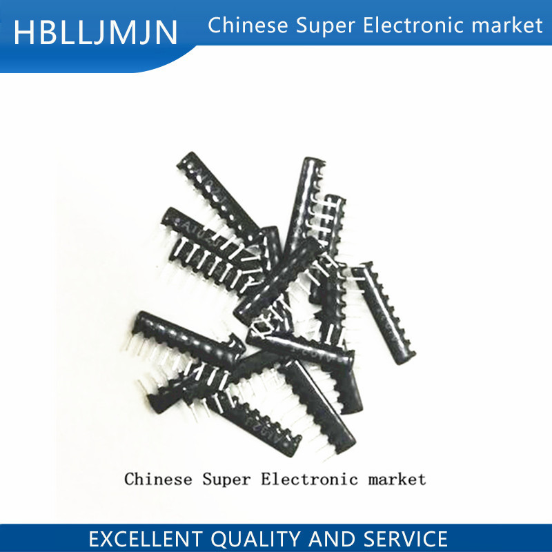 50pcs DIP excusion Network Resistor Arเรย์ 9pin 100 220 330 470 510 680 1K 1.2K 1.5K 2K 2.2K 3.3K 4.