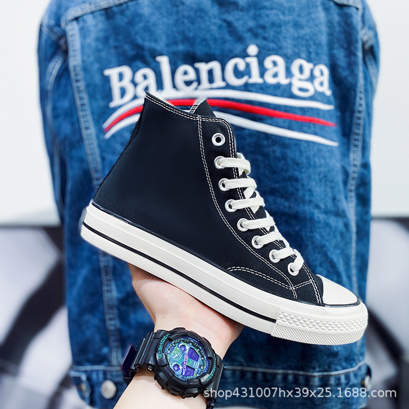 All STAR CHUCK TAYLOR CONVERSE 70S HIGH BLACK EGREAT รองเท้าพรีเมี่ยม