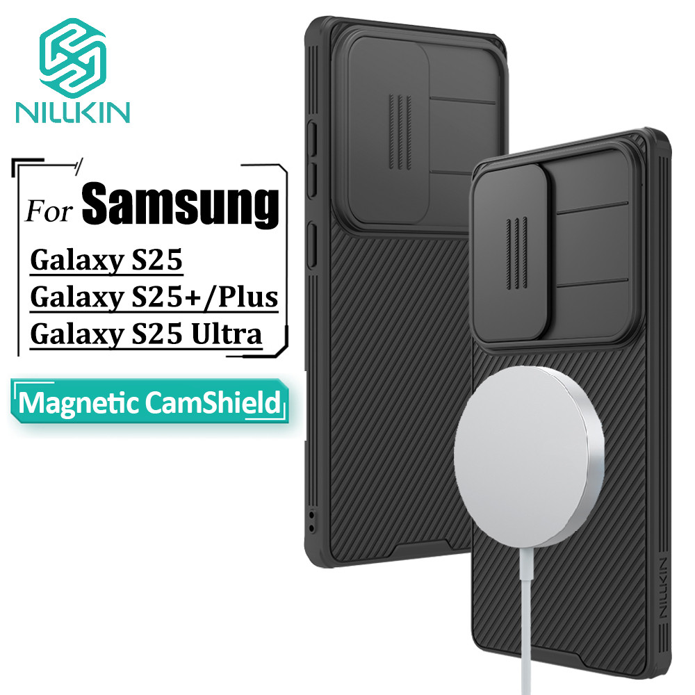 เคสแม่เหล็ก Nillkin สําหรับ Samsung Galaxy S25 Ultra S25 Plus S25 Case Camera Slider Protection (แม่เหล็กเฉพาะฟังก์ชั่น)