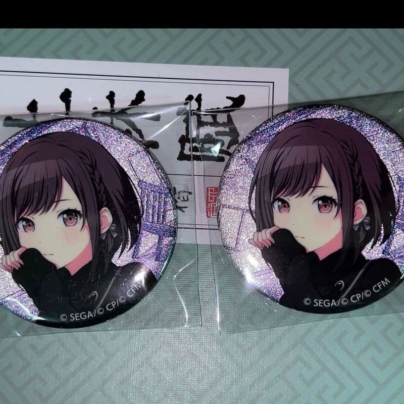 Project Sekai Fanmade 58mm Badge – Featuring Asauna Mafuyu, Mizuki Akiyama, Yoisaki Kanade, และ Shinonome Ena – หมุดสะสมอนิเมะคุณภาพสูงสําหรับแฟนๆ