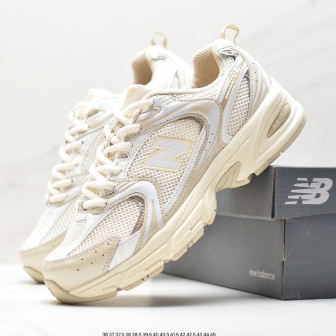 NEW BALANCE mr530ab Series Silver Grey YELLOW shock absorption, Anti SLIP, Wear-resistant LOW TOP Ru