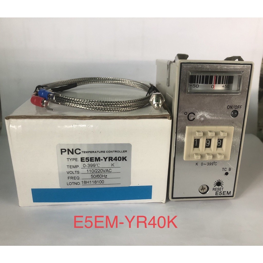 E5EM-YR40K  Temperature Controller เครื่องวัดอุณหภูมิ ขนาด48x96mm. K 0-399 องศา 110/220vac ได้พร้อมส