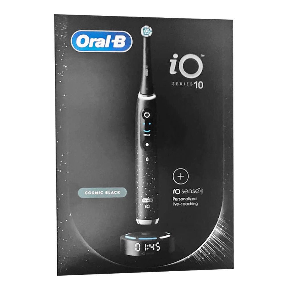 Oral-B iO Series 10 Rechargeable Electric Toothbrush (Cosmic Black, EU Plug)