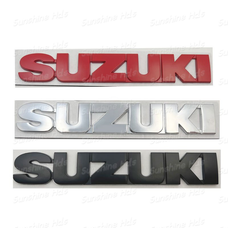 สติ๊กเกอร์แต่งรถโลหะ 3 มิติพร้อมโลโก้ Suzuki, เหมาะสําหรับ Jimny, Swift, Super Vetra, Suzuki eVX, Sp
