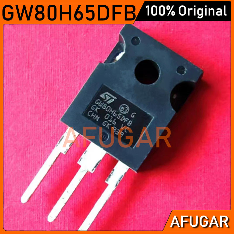 2 ชิ้น GW80H65DFB STGW80H65DFB 80A650V ทรานซิสเตอร์ IGBT กําลังสูงที่ใช้กันทั่วไปใหม่เดิม