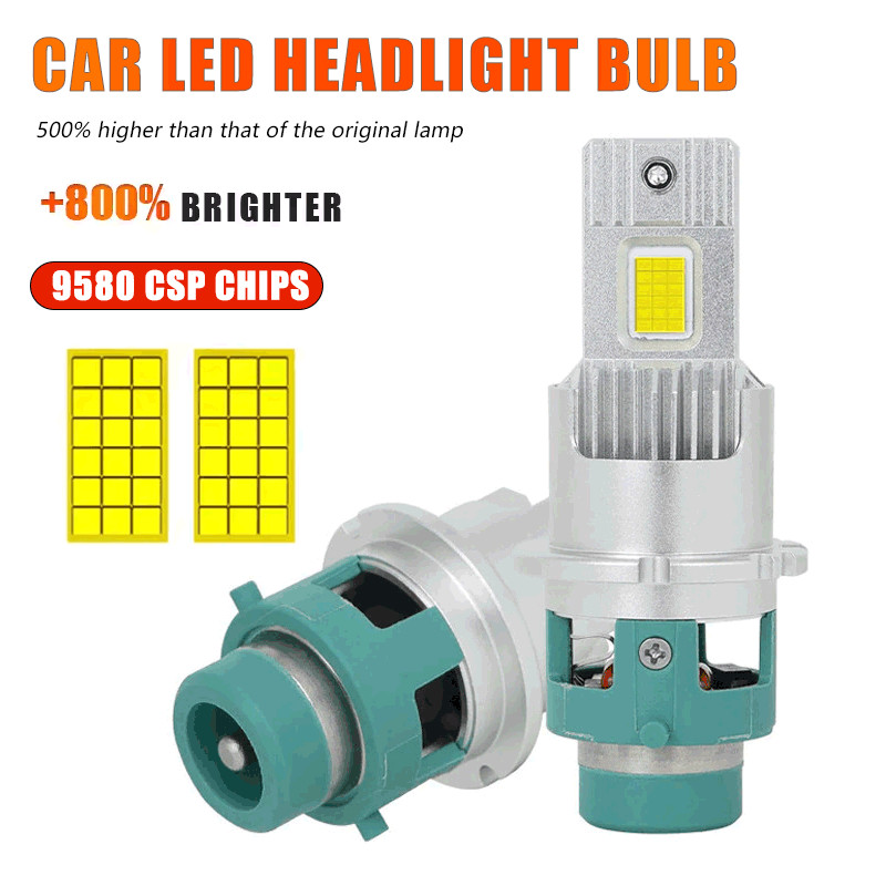 D2S D4S d2r d4r LED ไฟหน้า 1:1 LED ถึง HID CANBUS Plug & Play ติดตั้งง่ายรถยนต์หลอดไฟ