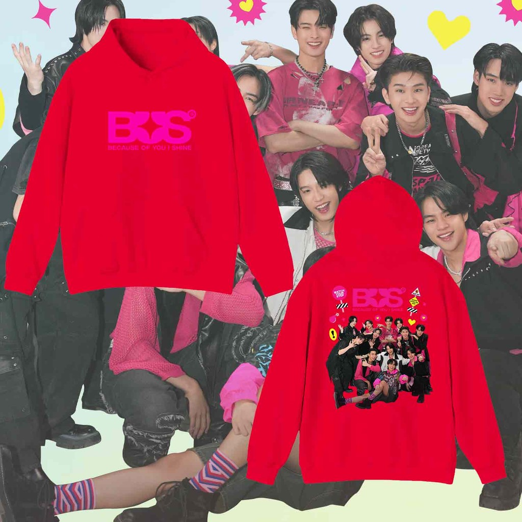 เสื้อฮู้ด BUS because of you i shine Hoodie C & K BUS  ทีมชาย วง bus เสื้อกันหนาวคลุมด้วยผ้า m-3xl