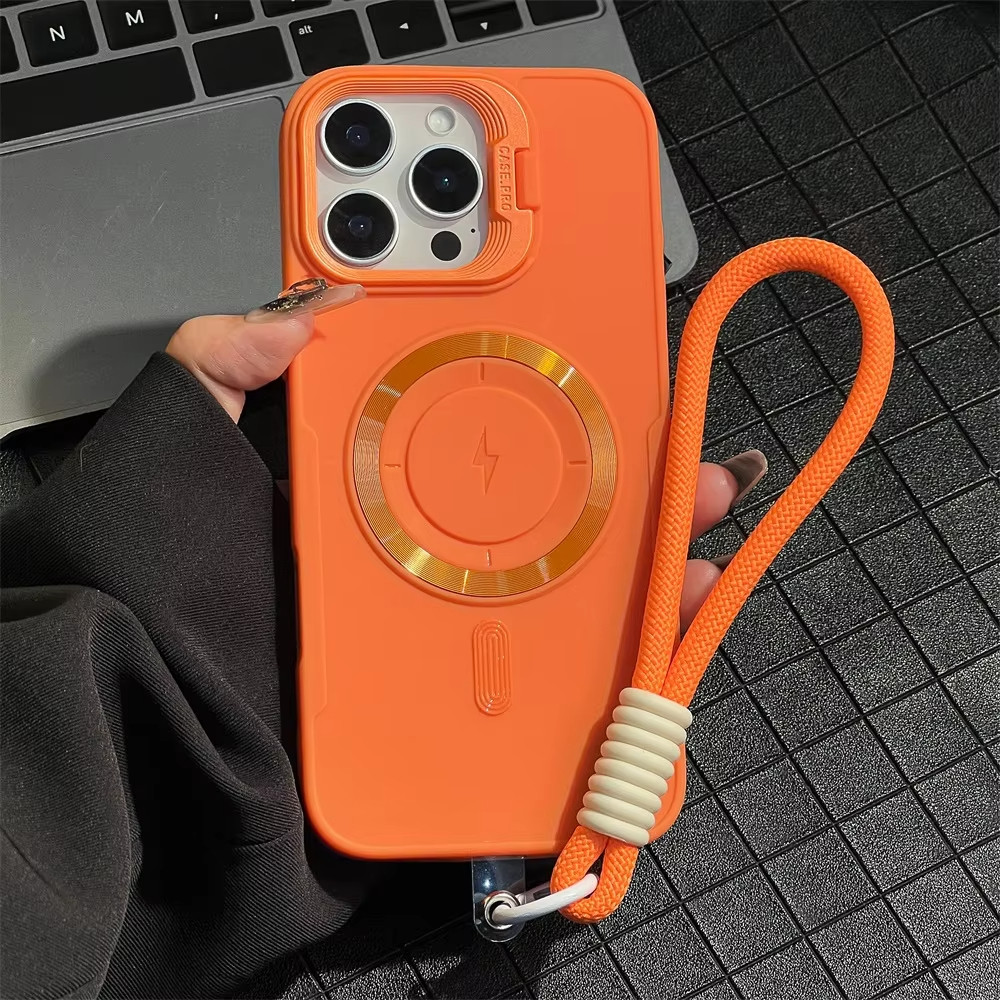 ไร้สายชาร์จกันกระแทกวางป้องกันปกหลัง for iPhone 17 Air 16 รูปที่ 5