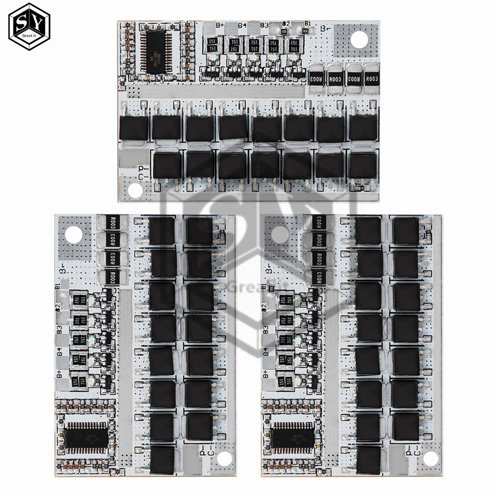 3s/4s/5s Bms 12v 16.8v 21v 3.7v 100a Li-ion Lmo Ternary แบตเตอรี่ลิเธียมป้องกัน Circuit Board Li-polymer Balance ชาร์จ
