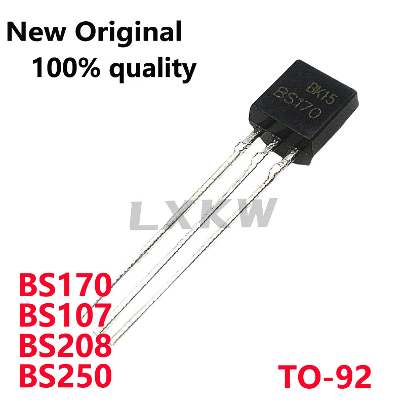 (10 ชิ้น) ใหม่ Original BS170 BS107 BS208 BS250 TO-92 Triode ทรานซิสเตอร์ในสต็อก