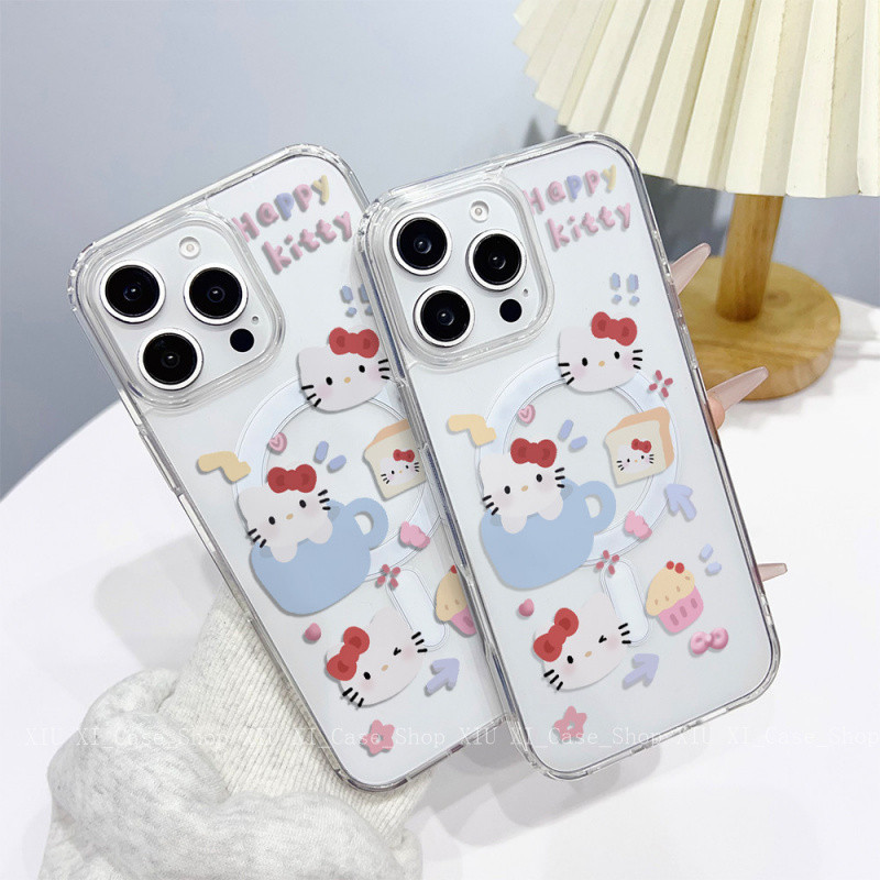 💫Unicom💫ใช้ได้กับ เคสไอโฟน เคสโทรศัพท์แม่เหล็ก  iPhone 16Promax 14Plus15 Pro XR 12 13Pro 7P 14 Proma