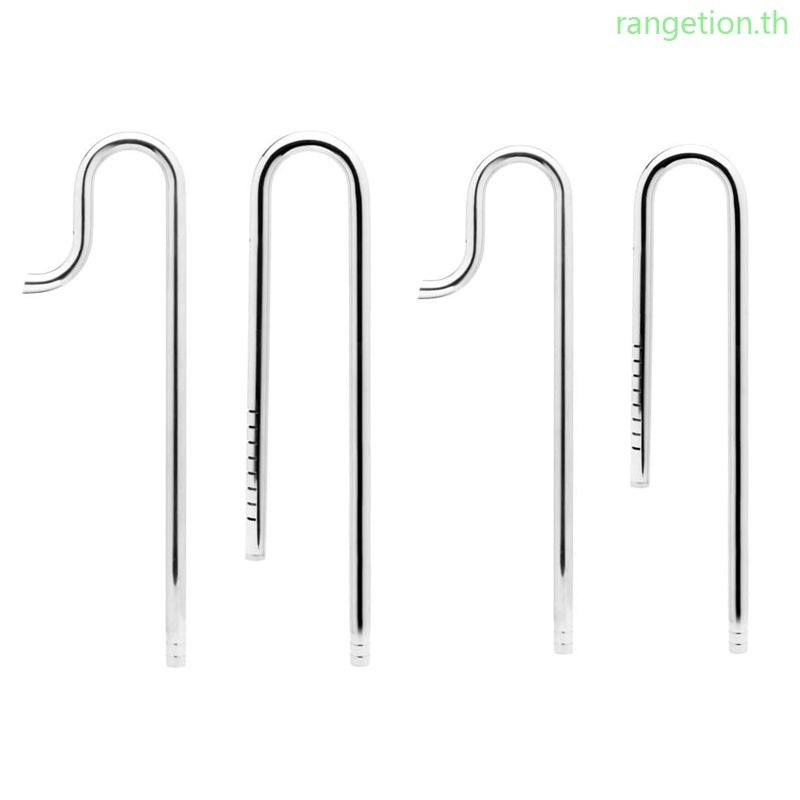 RAN Stainless Steel Lily Metal Inflow and Outflow for Aquarium ทําความสะอาดง่าย