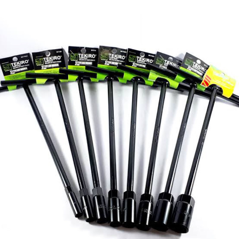 แพ็คเกจ 4 ชิ้น BONUS SCAREWDRIVER ประแจ T-Sock Original TEKIRO OLIQ EF ขนาด 8-10-12-14mmi