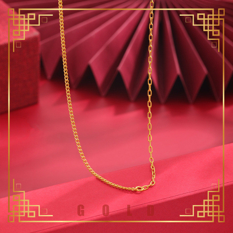 [Lucky K Gold] สร้อยคออเนกประสงค์ O-in-1 ชุบทอง