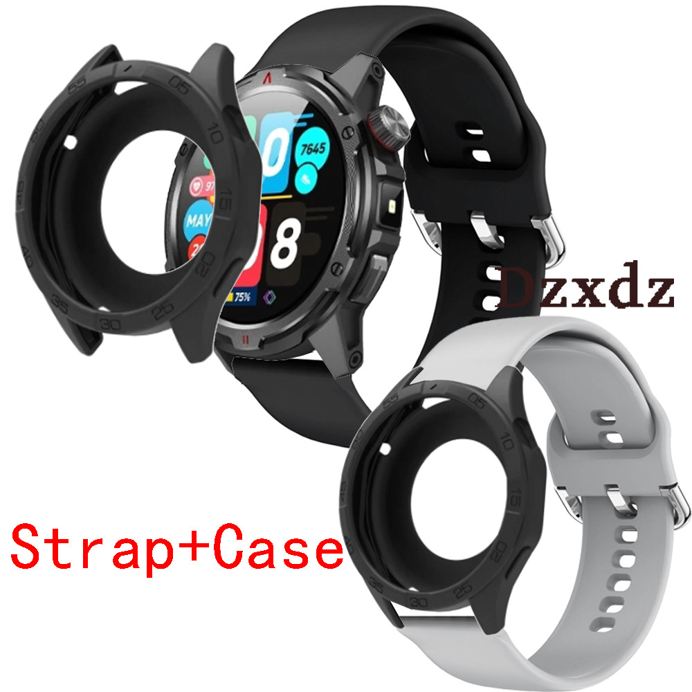 เคส Aolon TETRA R4 Case ฝาครอบ + สายซิลิโคนสําหรับ Aolon TETRA R4 สายรัดข้อมือกีฬาแบบนุ่มสําหรับ Aol