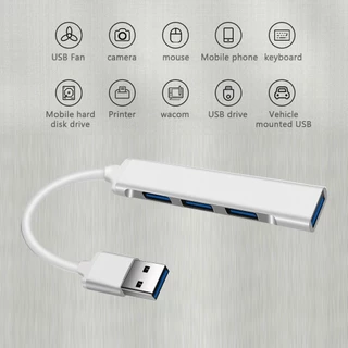 Adapter OTG USB 3.0 Type-C Hub 4 Ports อแดปเตอร์แปลงสาย สําหรับต่อ พีซี คอมพิวเตอร์ โน้ตบุ้ค มือถือ แท็บเลต
