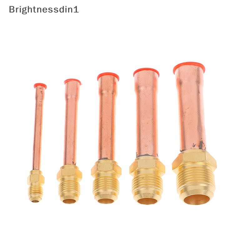 [Brightnessdin1] 45 องศา SAE 1/4 "3/8" 1/2/8" 3/4" Flare Connector ท่อทองแดงท่อทองเหลืองข้อต่อ Adapeter สําหรับเครื่องปรับอากาศเครื่องใช้ในครัวเรือนอุปกรณ์ Bou