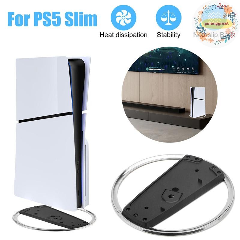 Pufanggreat เกมคอนโซลสําหรับ Ps5 Slim แนวตั้ง Anti-Slip สําหรับ Sony Playstation 5 Slim Disc Digital