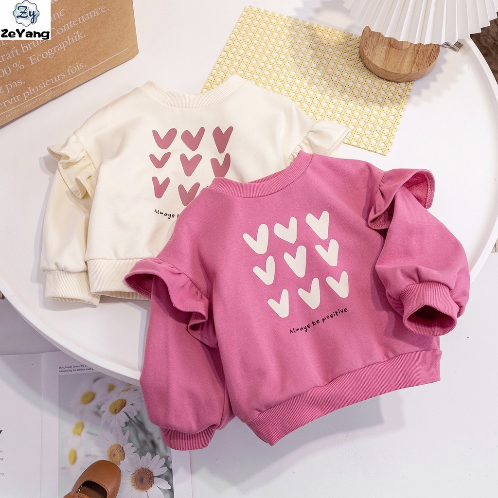 [ZY] 80-130 พร้อมสต็อกเด็กเสื้อลําลองแฟชั่นเสื้อยืดแขนยาวฤดูใบไม้ร่วงฤดูหนาวเด็กรอบคอยาว T ทั้งหมด-