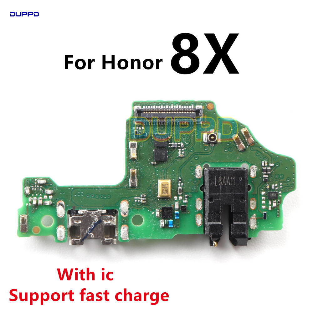 1pcs Micro Dock Connector Board USB ชาร์จพอร์ต Flex Cable สําหรับ Huawei Honor 8X USB Board สําหรับ 