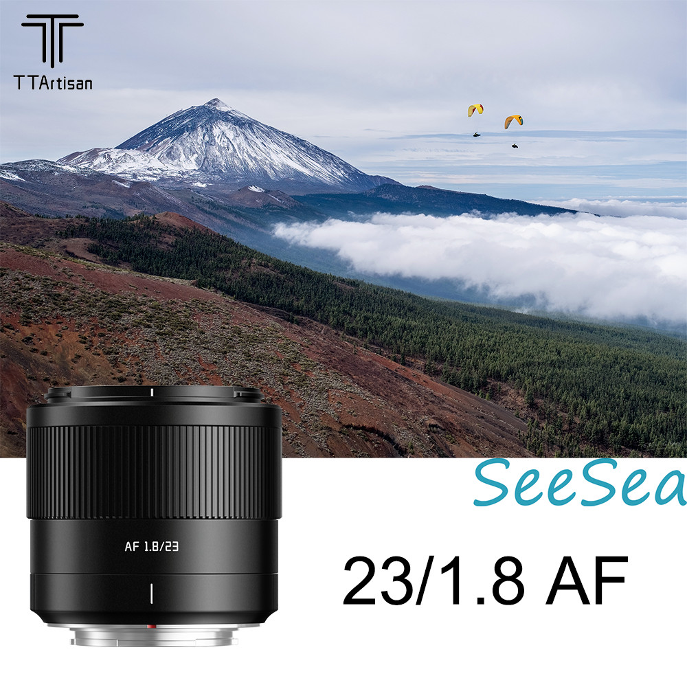 TTArtisan 23 มม. f1.8 โฟกัสอัตโนมัติ APS-Cเลนส์ for Fuji X / Sony E / Nikon Z กล้องมิเรอร์เลส 23mm f