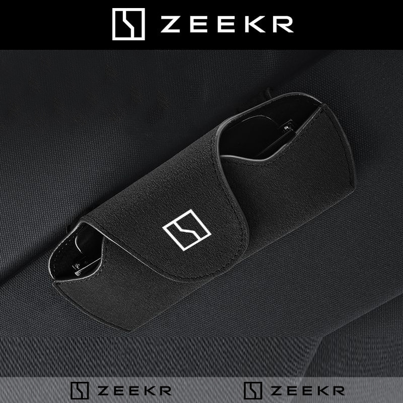 Zeekr x/zeker 009 แว่นตาเก็บของในรถ Case 001 ที่บังแดดแว่นตากันแดดคลิปอุปกรณ์ตกแต่งภายในรถยนต์กล่องเ