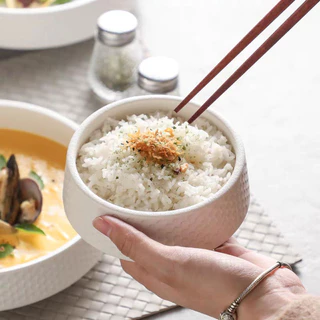 ชามซุปญี่ปุ่น ชามข้าวสีขาว ผลิตจากเซรามิก ใช้ในครัวเรือน ร้านอาหาร ระดับไฮเอนด์ *พร้อมส่งจากไทย