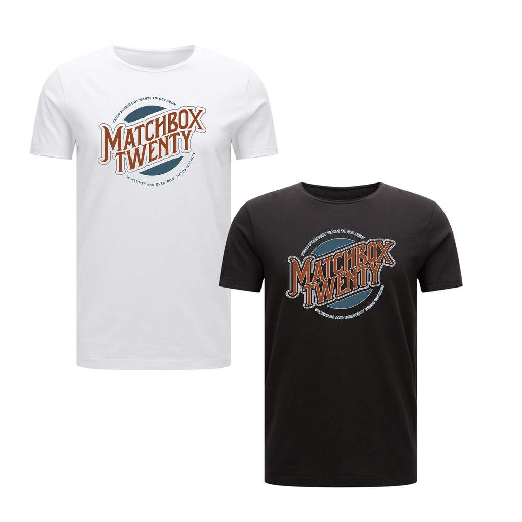Matchbox Twenty Top Rock Band ผู้ใหญ่เสื้อยืด Cause Everybody ต้องการเพื่อรับออกไป