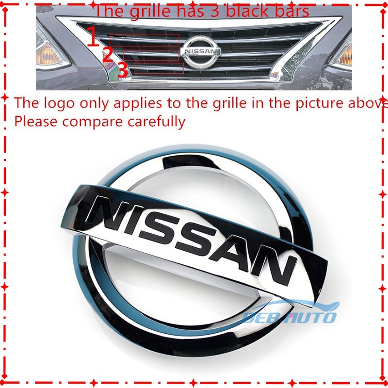 📢ป้ายตะแกรงด้านหน้า Mark/Logo Nissan Almera N17 2014-2019 NISSAN JUKE TEANA L33 ชิ้นส่วนโรงงานดั้งเด