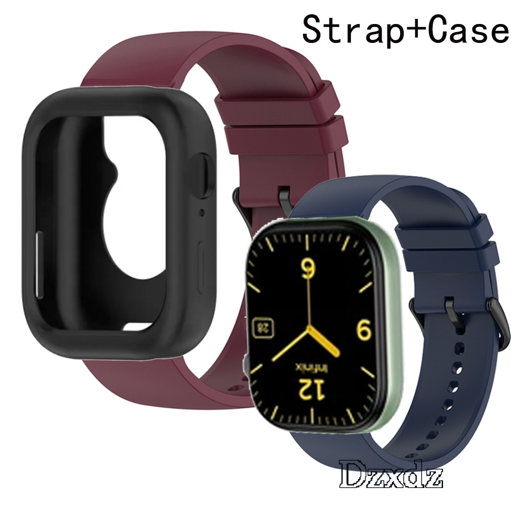 เคส Infinix XWatch H4 Case Strap Case Smart watch Soft Cover ป้องกันกันชนซิลิโคนกีฬา Band Belt