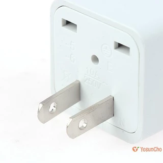 YosunChoker] ใหม่ Universal USA Travel Charger ญี่ปุ่นอะแดปเตอร์แปลงเยอรมันรัสเซีย AU UK Kr EU To US AC Power Socket America Plug ใหม่